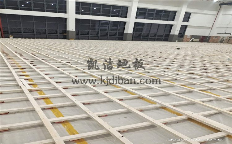 徐州黃集機場體育館木地板項目-凱潔實木運動地板廠家
