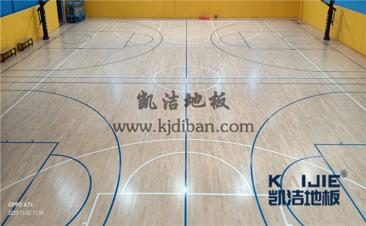 北京市海淀區鐵盟物流籃球館和羽毛球館木地板案例
